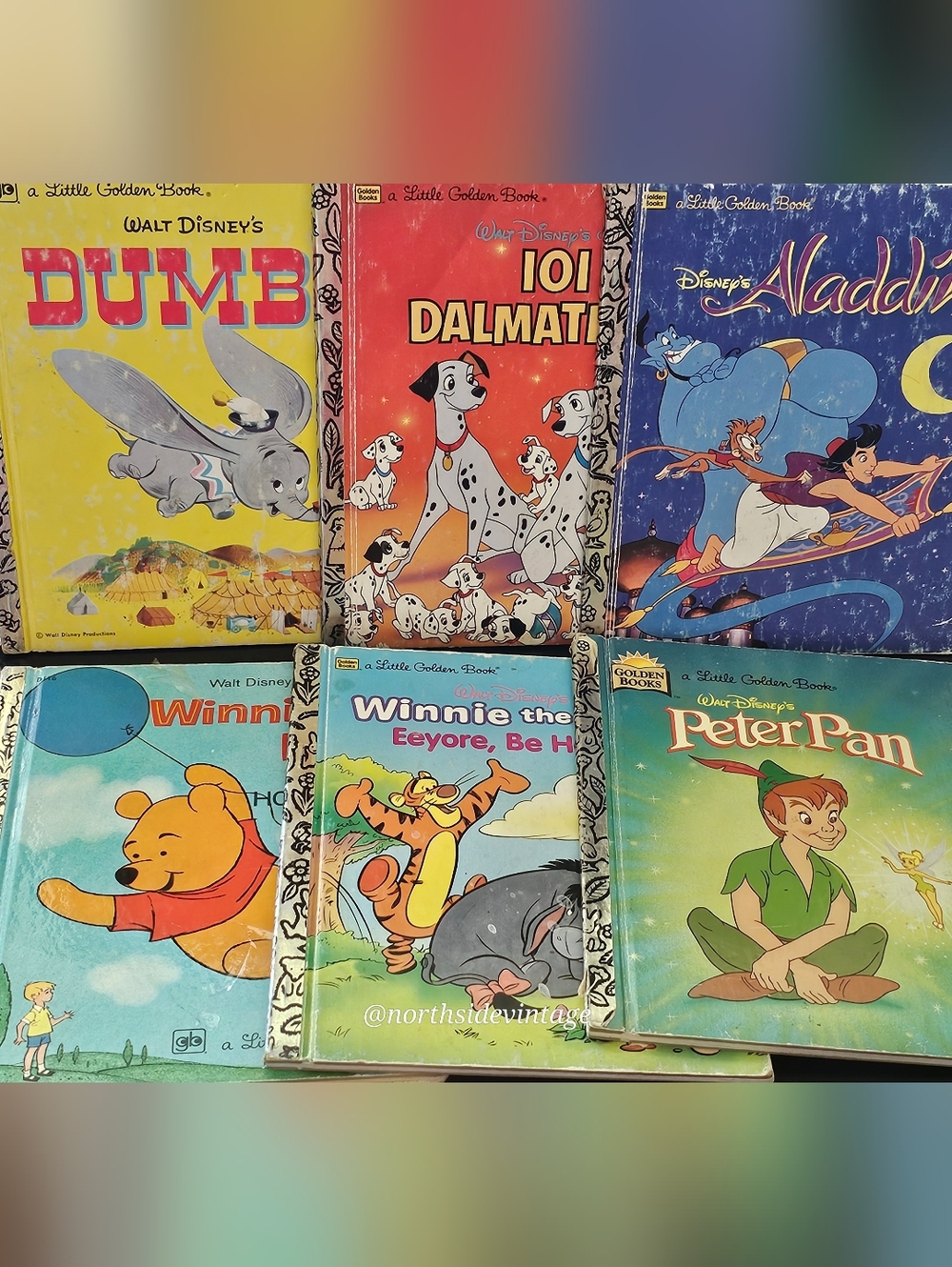 Little Golden Books Disney Classics Winnie The Pooh Etc..